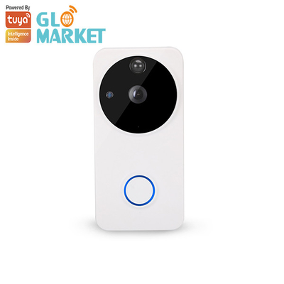 Glomarket Tuya 1080P ওয়্যারলেস ব্যাটারি চালিত স্মার্ট ডোরবেল ক্যামেরা রিমোট ওয়াইফাই ভিডিও দেখা