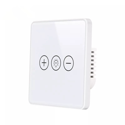 Glomarket Tuya Wifi স্মার্ট ডিমার সুইচ ভয়েস রিমোট কন্ট্রোল গ্লাস প্যানেল