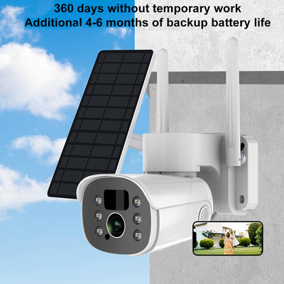 Tuya Solar PTZ ক্যামেরা টু ওয়ে ভয়েস ইন্টারকম HD APP কন্ট্রোল আউটডোর ওয়াটারপ্রুফ