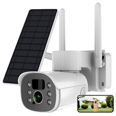 Tuya Solar PTZ ক্যামেরা টু ওয়ে ভয়েস ইন্টারকম HD APP কন্ট্রোল আউটডোর ওয়াটারপ্রুফ