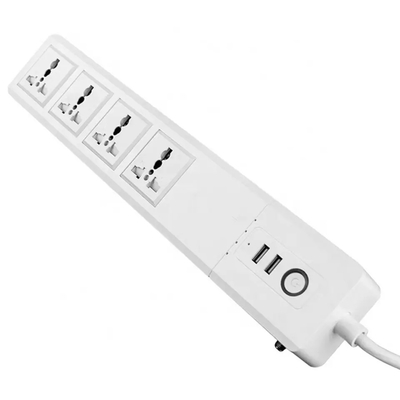 Tuya Wifi স্মার্ট পাওয়ার স্ট্রিপ সকেট UK EU US টাইপ 4 AC 4 USB 1.5m এক্সটেনশন কেবল সকেট