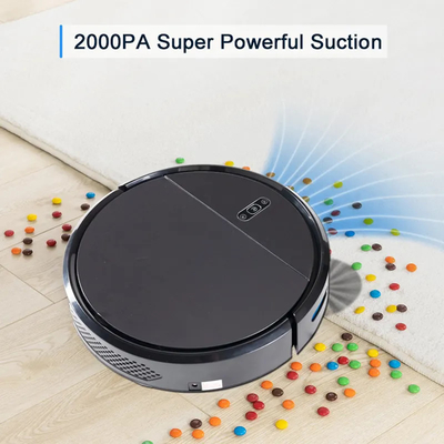 Tuya Wifi স্মার্ট ক্লিনার রোবট 2000Pa সাকশন হাউসহোল্ড সুইপ মপ ভ্যাকুয়াম রোবট