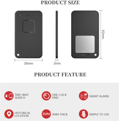 Tuya Anti Lost Bluetooth অ্যালার্ম ডিভাইস স্মার্ট ফাইন্ডার টাইল ওয়ালেট কী অ্যালার্ম লোকেটার