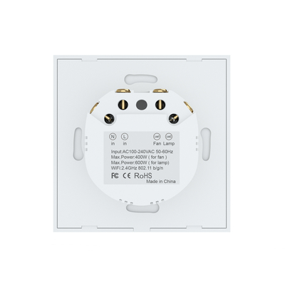 Glomarket Tuya Wifi স্মার্ট ফ্যান সুইচ Tuya স্মার্ট সুইচ ফ্যান স্পিড লাইট অন অফ ভয়েস কন্ট্রোল কন্ট্রোল সুইচ EU / US স্ট্যান্ডার্ড