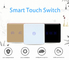 ABS Glass Touch Dimmer Tuya Smart Switch Smart Life APP কন্ট্রোল