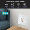EU স্ট্যান্ডার্ড 16A স্মার্ট প্লাগ সকেট 2.4GHz ওয়াইফাই ওয়াল আউটলেট Google Alexa অ্যাপ