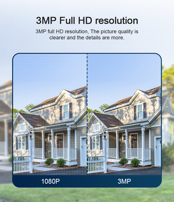 3mp HD ওয়াইফাই PTZ ক্যামেরা রিমোট কন্ট্রোল স্মার্ট সিকিউরিটি নাইট ভিশন