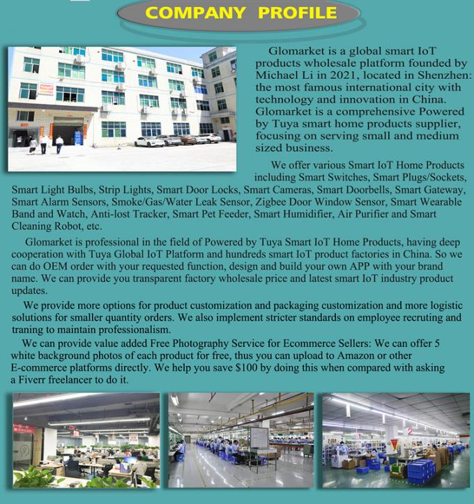 গ্লোমার্কেট গ্লাস টাচ প্যানেল তুয়া ওয়াইফাই বাল্ব ওয়্যারলেস রিমোট নিয়মিত আলো ডিমার টাচ সুইচ স্মার্ট ফর লাইট বাল্ব 20